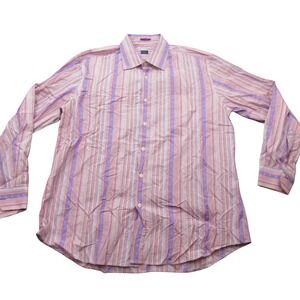 Paul Smith London‎ Men's Striped Button Down Shirt Made in Italy Dress Shirt
